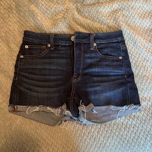 American Eagle Dark Blue Jean Shorts